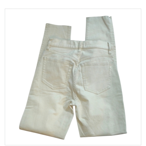 Free People Sweet Jane Velvet Skinny Pants Pearl 25 - Picture 8 of 11